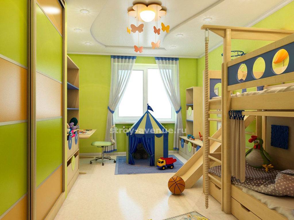 Дизайн детской комнаты — свежие идеи профессионального оформления (75 фото)
