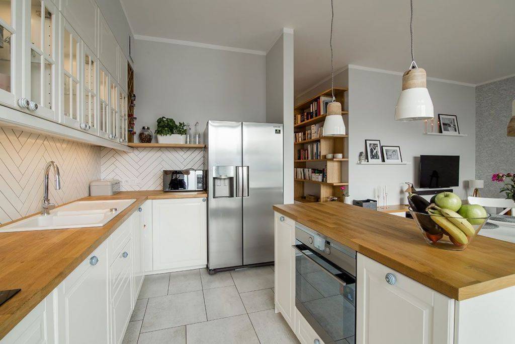 Дизайн кухни в скандинавском стиле, оформление, фото – rehouz