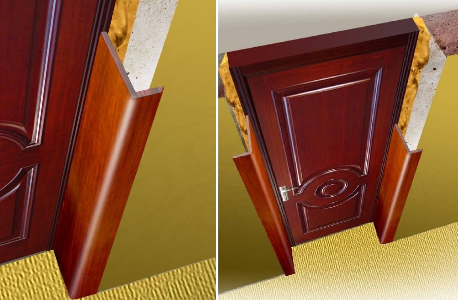 Дверные откосы на входную дверь: как сделать из мдф своими руками, штукатурка и другие варианты