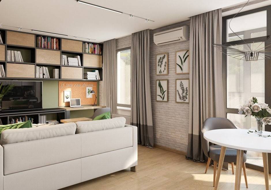 Дизайн квартиры-студии: 300+ реальных фото идей в интерьере в 2021 году