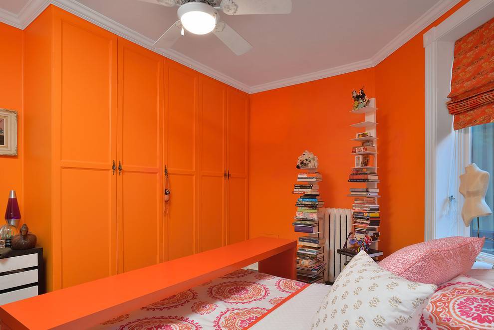 Особенности использования оранжевого цвета и его сочетаний в интерьере комнат