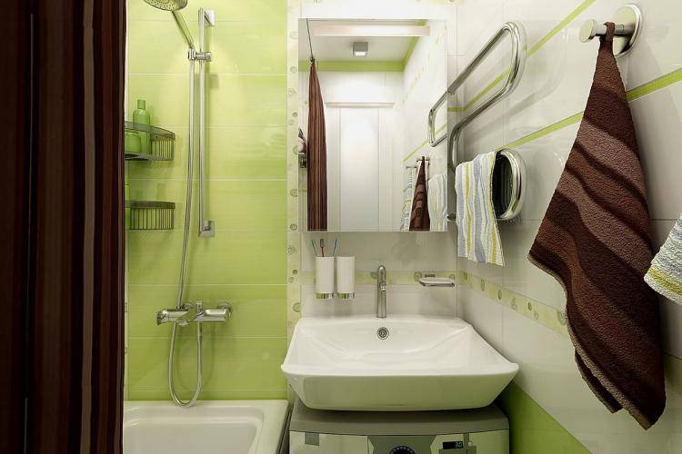 Дизайн ванной совмещенной с туалетом в хрущевке: выбор планировки, отделка, интерьер