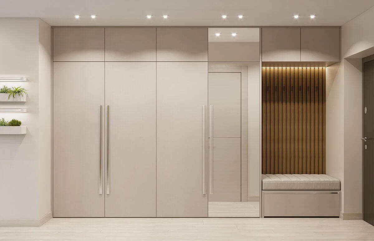 Шкаф в прихожую - современный дизайн и варианты размещения в интерьере