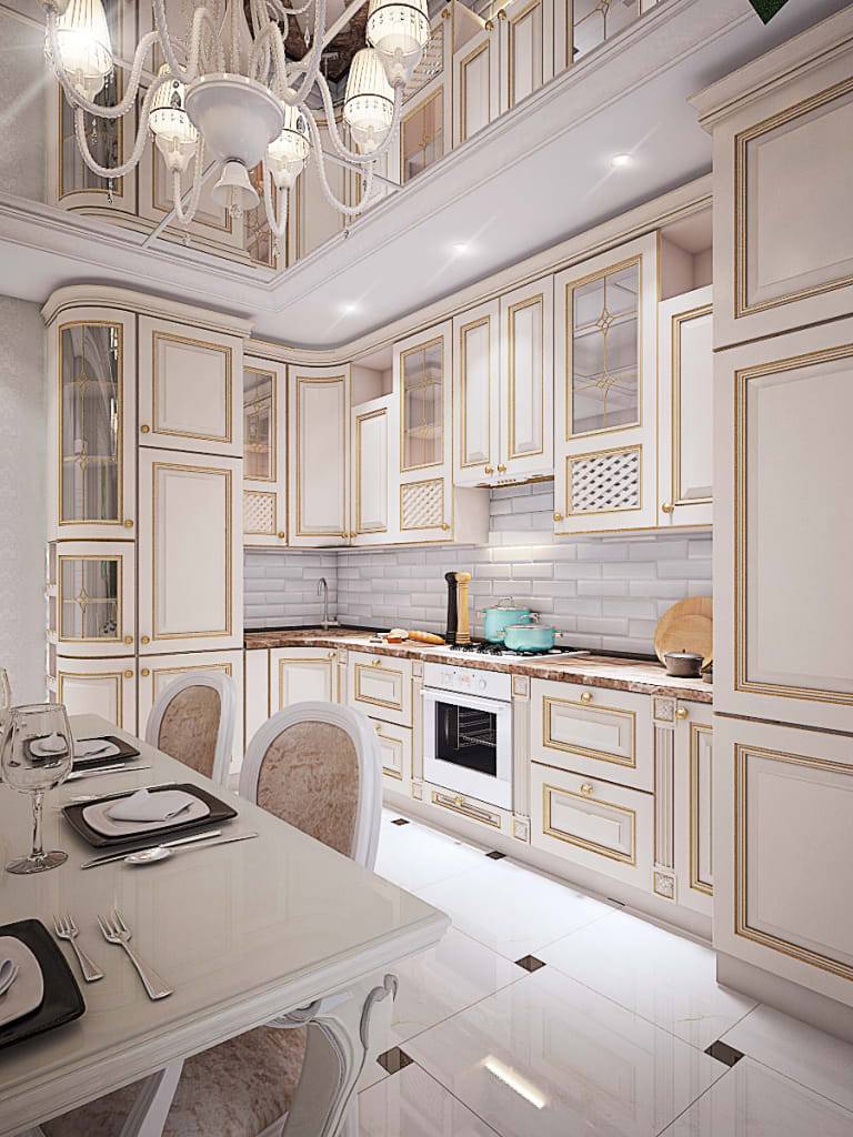 Дизайн угловой кухни в 2021 году: 170+ реальных фото