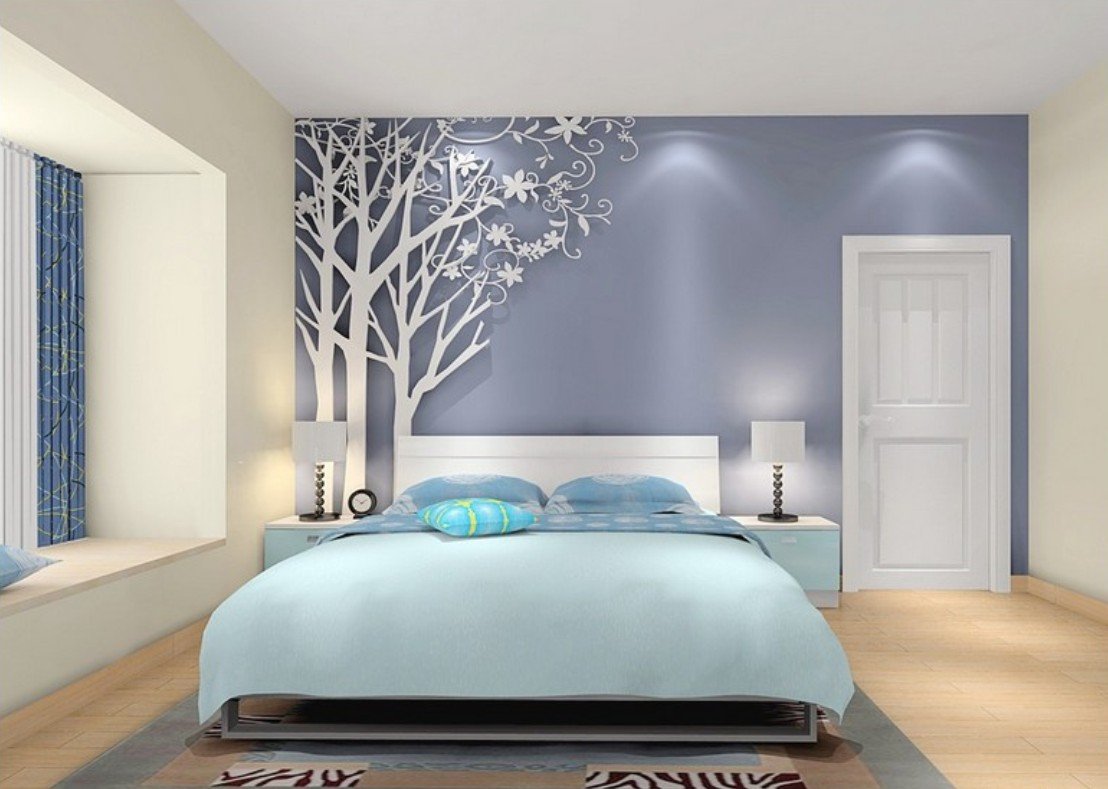 Цвет стен в спальне: 100 фото красивых идей и сочетаний