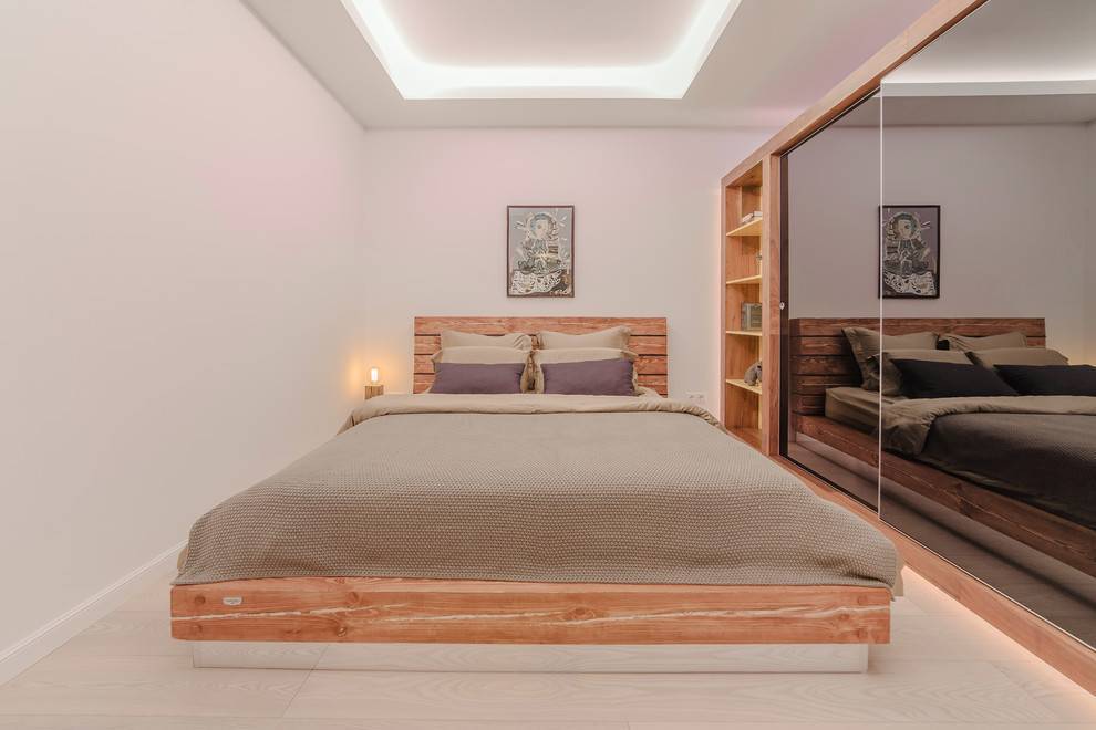 Шкафы-купе фото дизайн в спальню: интерьер и современные идеи, угловые и встроенные, двери внутри
