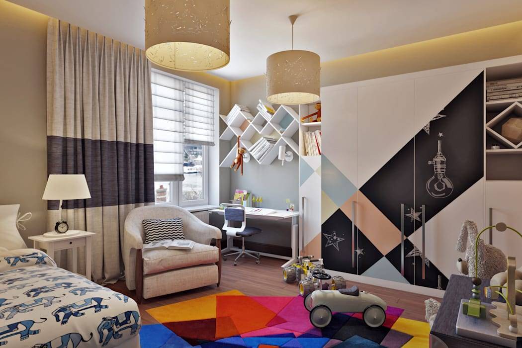 Детская комната для мальчика – избранные идеи для уютного и комфортного интерьера (95 фото)