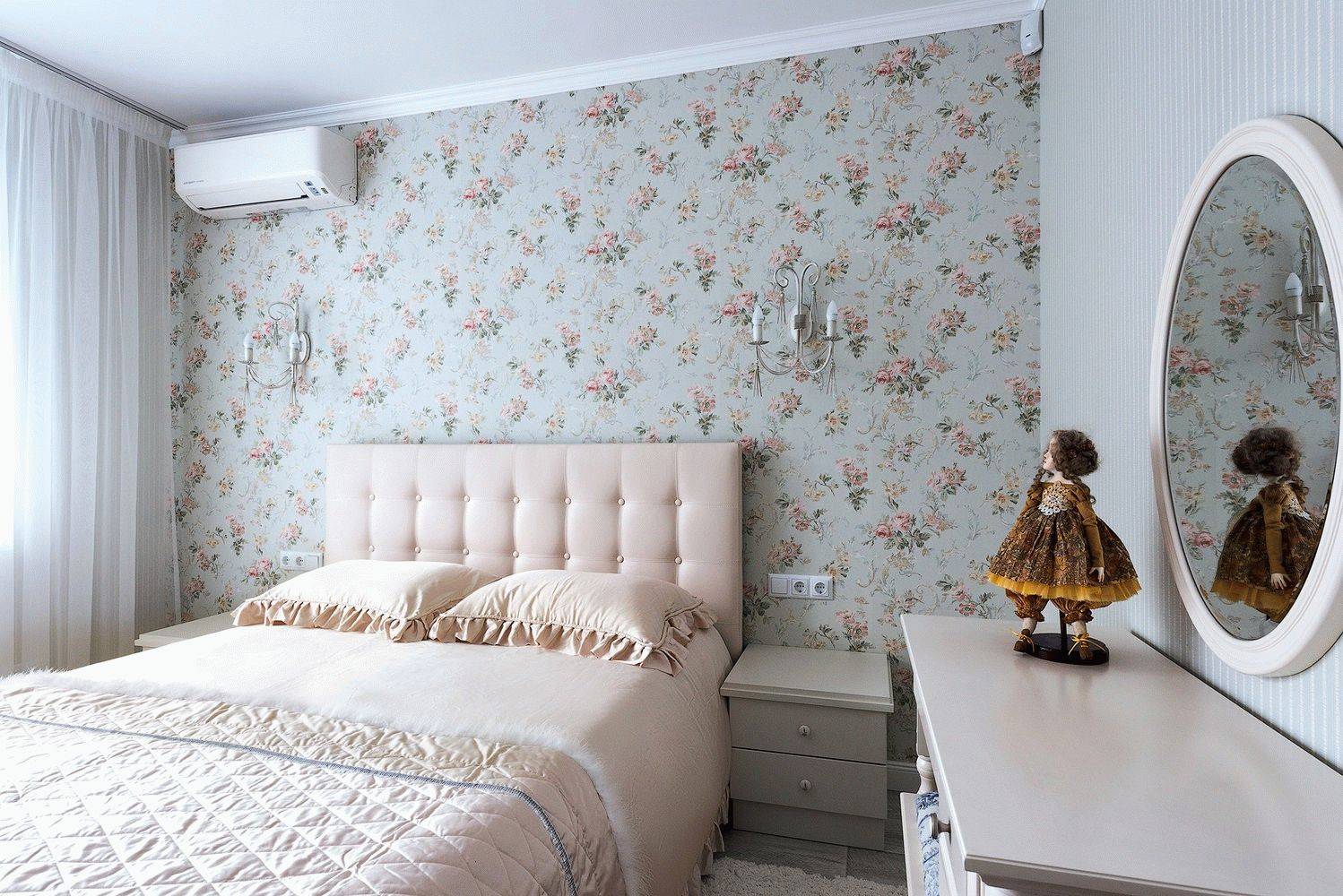 Обои для спальни: 95 фото и красивых идей дизайна