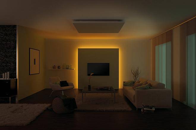 Светодиодное освещение в квартире: виды и особенности | +55 фото
