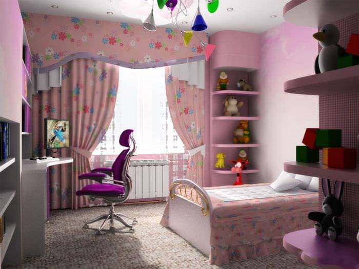 Дизайн детской комнаты для девочки идеи оформления