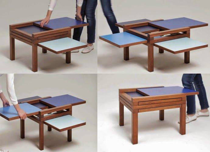 Как сделать стол-трансформер своими руками: чертежи, советы | мебельный журнал - все о мебели