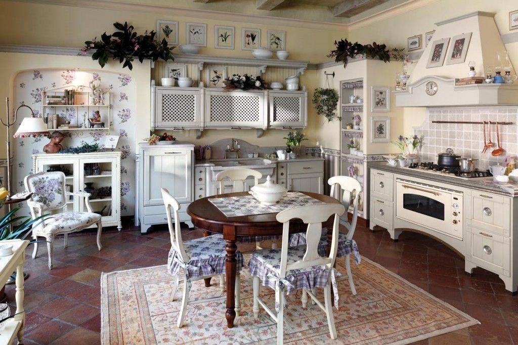 Кухня в стиле прованс - кухонный гарнитур в стиле прованс, фото интерьера прованс кухни в квартире и в частном доме.кухня — вкус комфорта