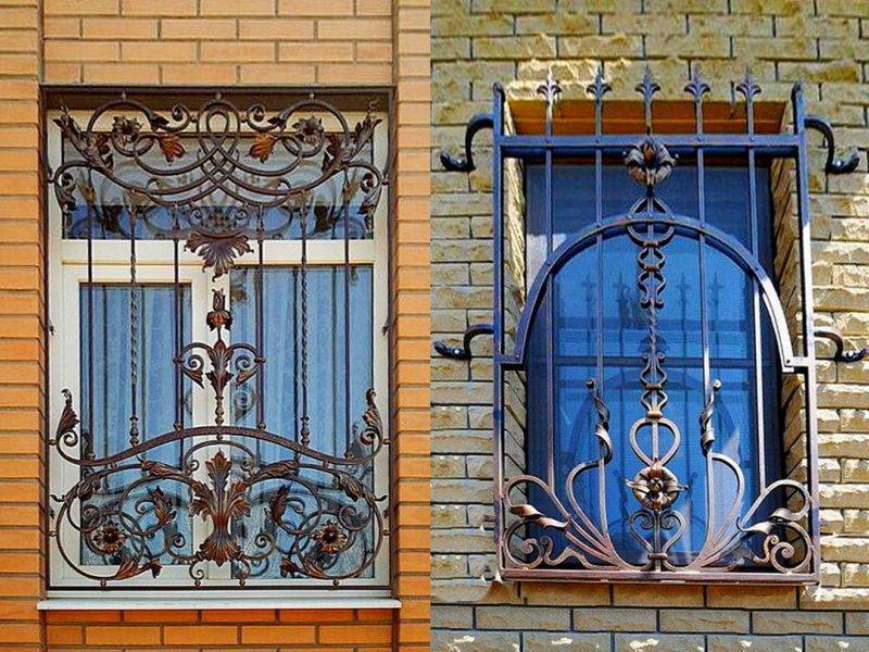 Кованые решетки на окна фото, цена. купить кованые решетки на окна в москве