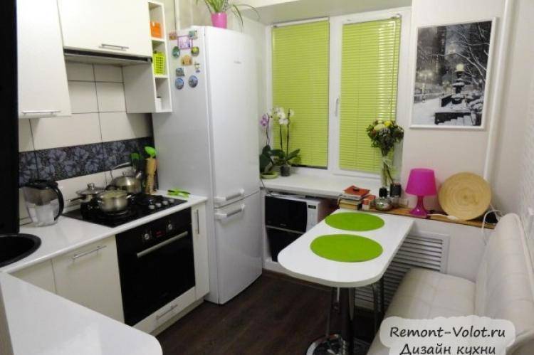 Кухня 6 кв. м. — красивые идеи безупречного оформления и шикарного дизайна маленькой кухни