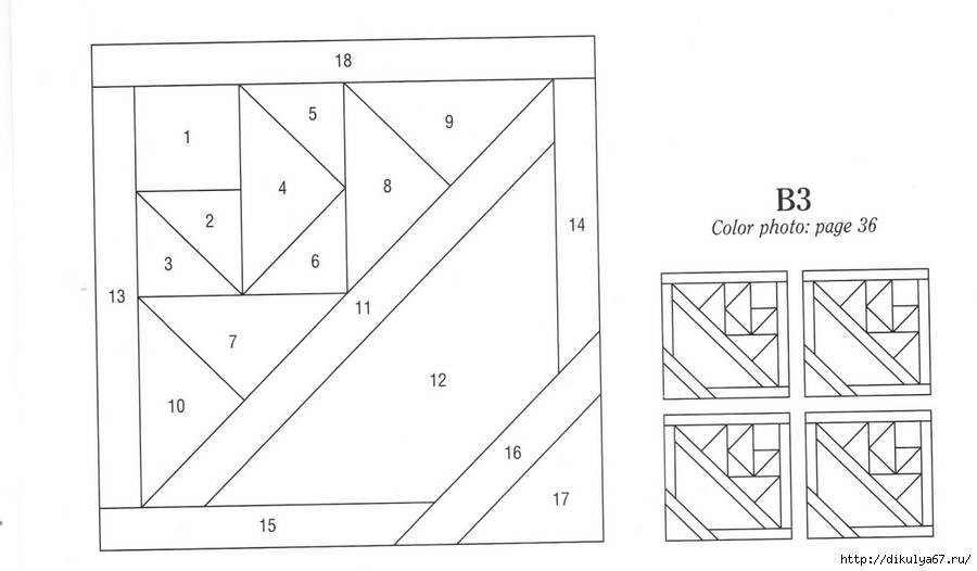 Схемы для лоскутного одеяла с размерами
