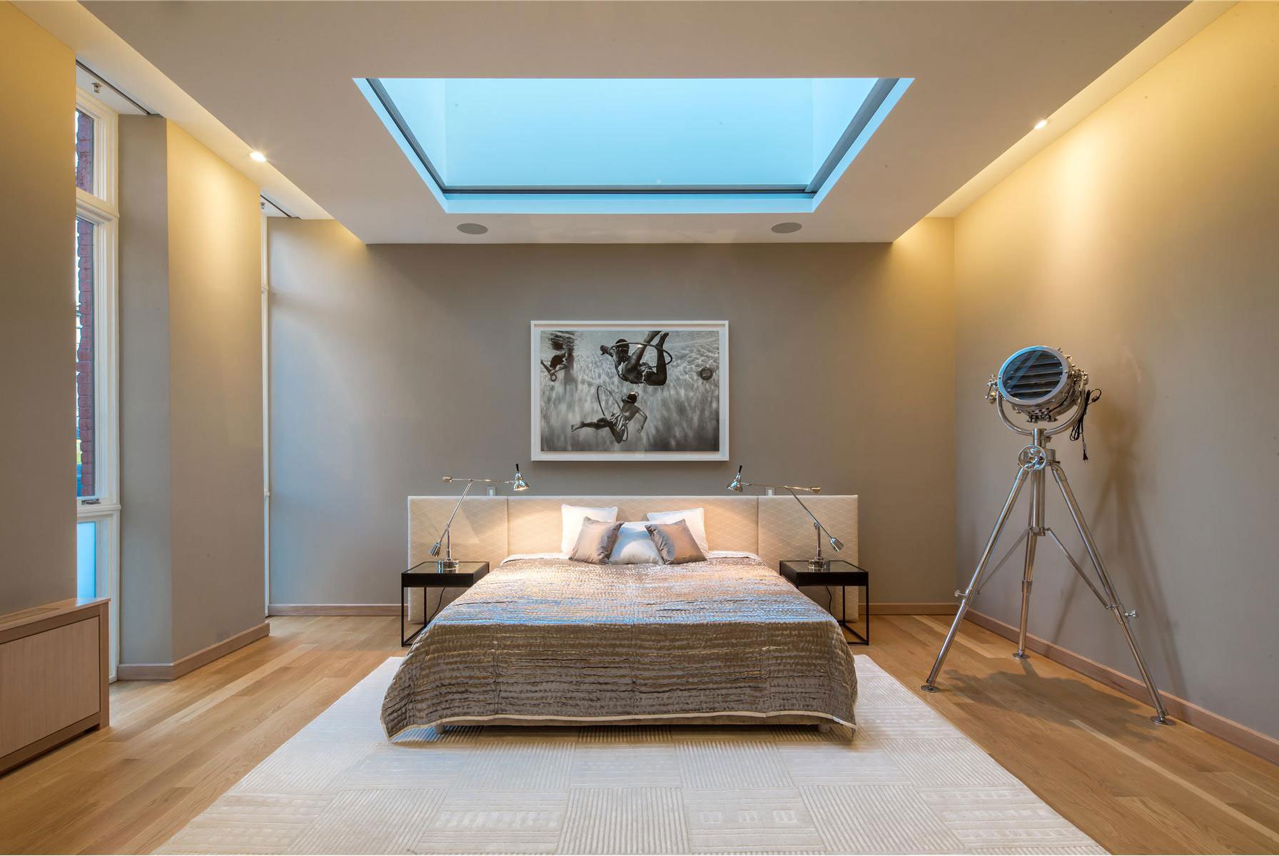 Потолки из гипсокартона для спальни: фото, дизайн, виды форм и конструкций