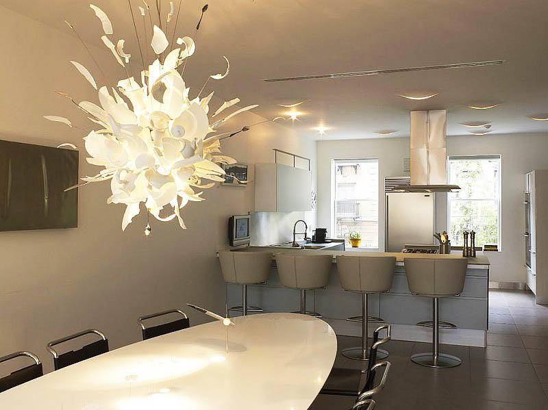 Освещение в кухне гостиной: разные варианты зонирования пространства светом | дизайн и фото