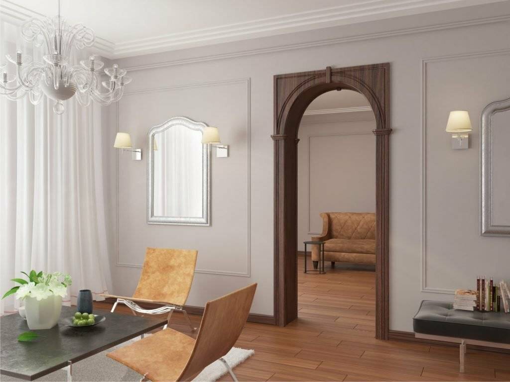 Современный дизайн арок в интерьере квартире