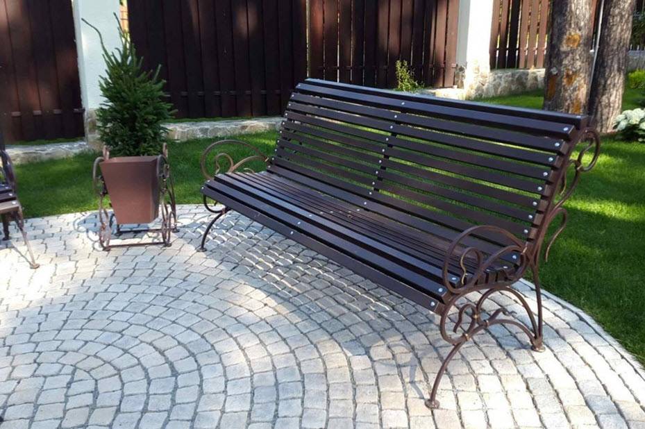 Кованые скамейки (50 фото): нота роскоши в ландшафтной симфонии - «двор и сад» » «дизайна интерьера»