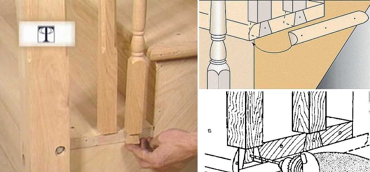 Крепление балясин к тетиве лестницы: как закрепить столб и выполнить монтаж
