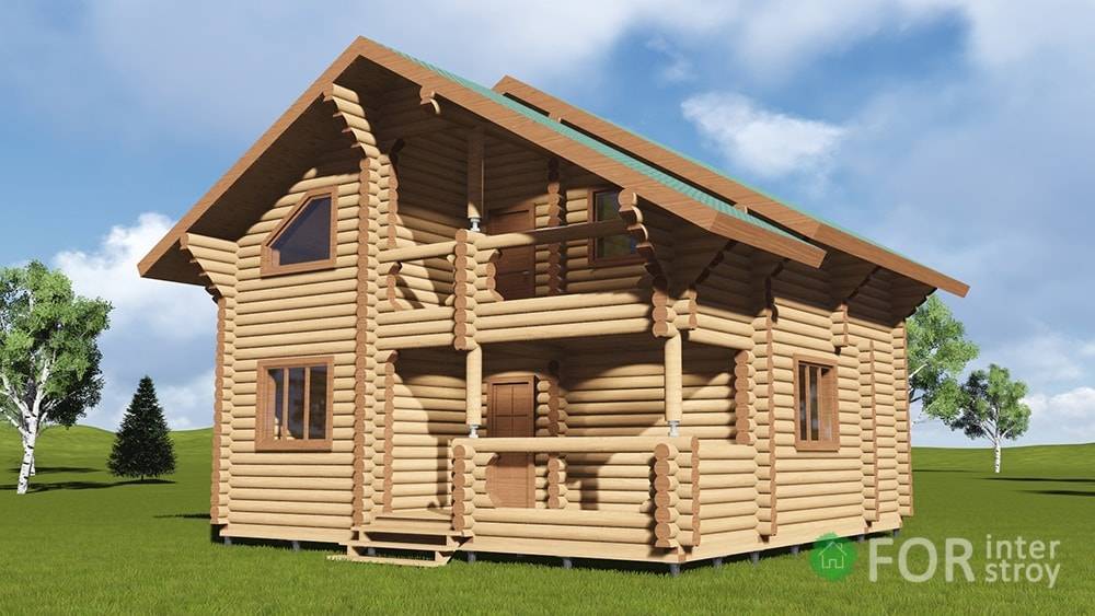 5 этапов строительства дома из оцилиндрованного бревна: проекты, цены и фото экологичного жилья