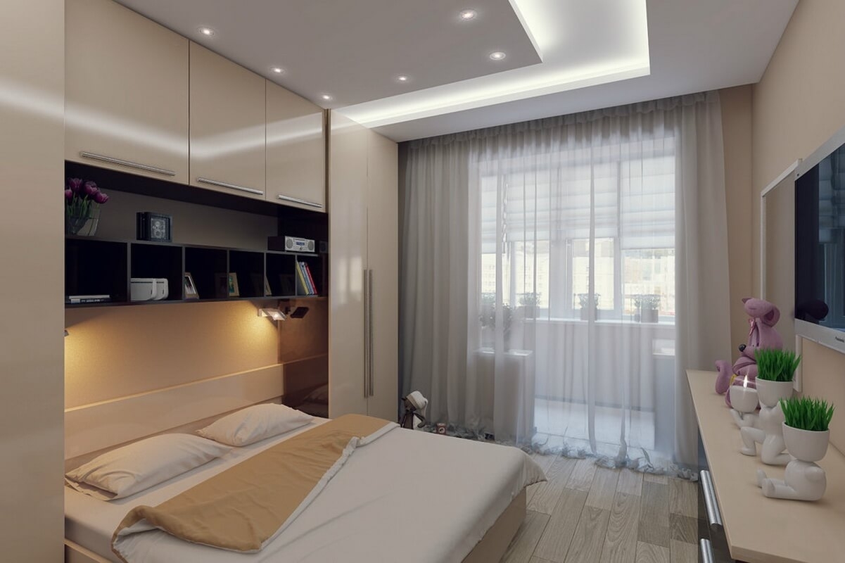 спальня 36 квадратных метров дизайн