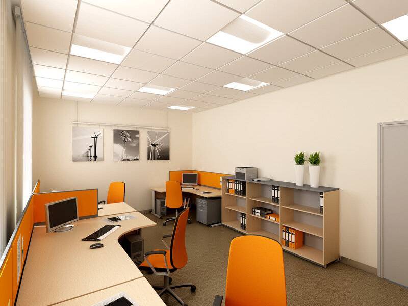 Оптимальные помещения. Оранжевый интерьер офиса. Цвет для офисного помещения. Цвет стен в маленьком офисе. Цвета для маленького офиса.