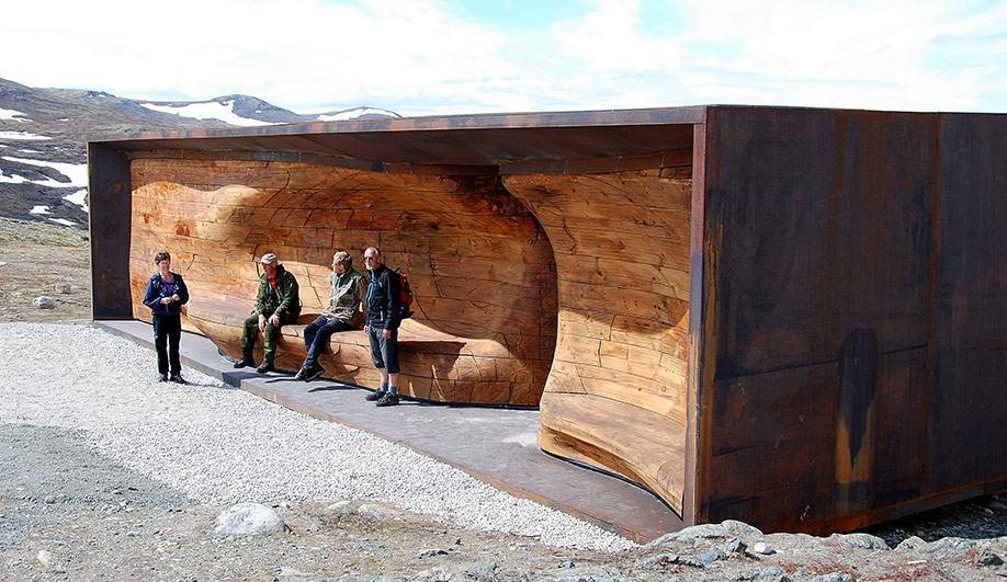 Концептуальный павильон в норвежском заповеднике | doms - дизайн интерьера фото