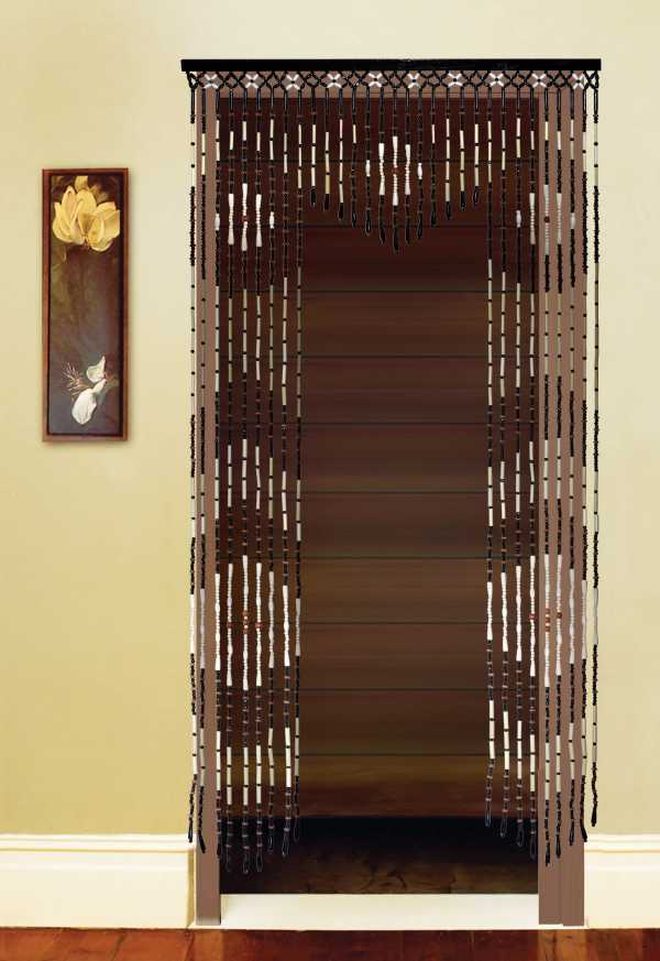 Бамбуковые шторы как элемент декора окна и дверного проема