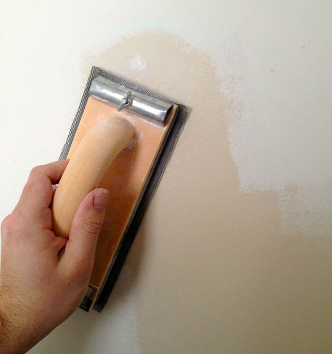 Шлифовка стен после шпаклевки: как и чем шкурить (зачищать)