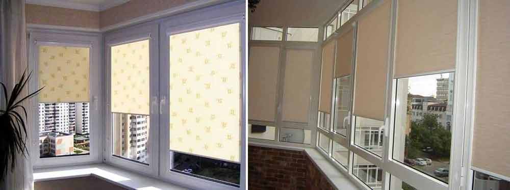 Рулонные шторы на балкон и лоджию: выбираем рольшторы на окна и двери балкона