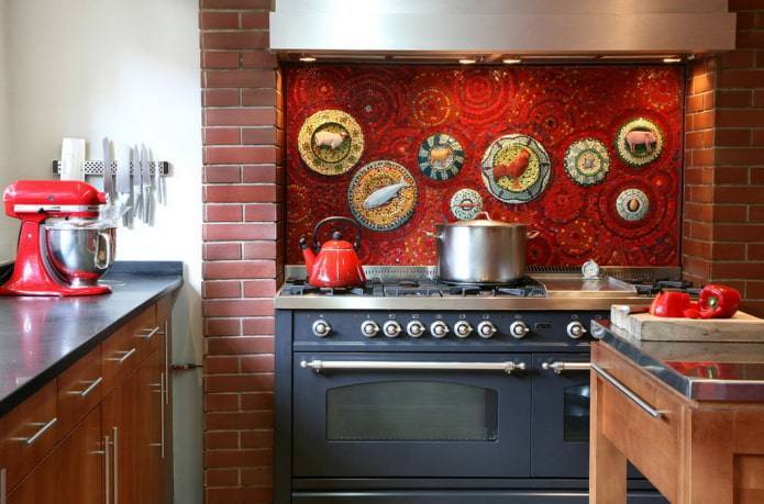 Фартук для кухни из плитки: размеры, современный дизайн, белый кабанчик
 - 28 фото