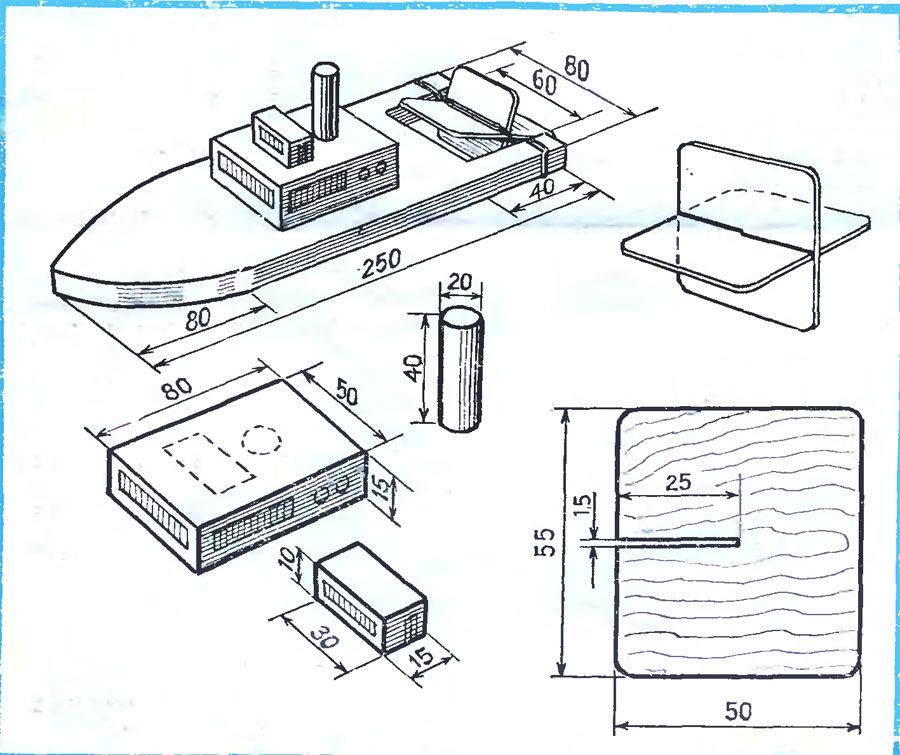 Кораблик из фанеры своими руками чертежи