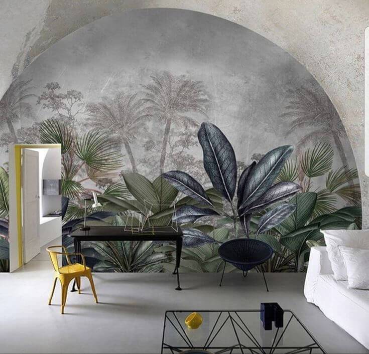 Роспись стен — виды, способы украшения и лучшие идеи для оформления дизайна современного интерьера (100 фото)