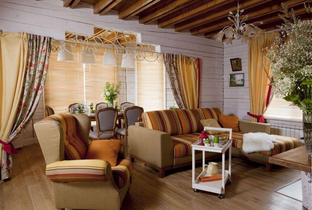 Очень красивый стиль прованс в интерьере загородного дома: отделка стен, цвета
 - 47 фото
