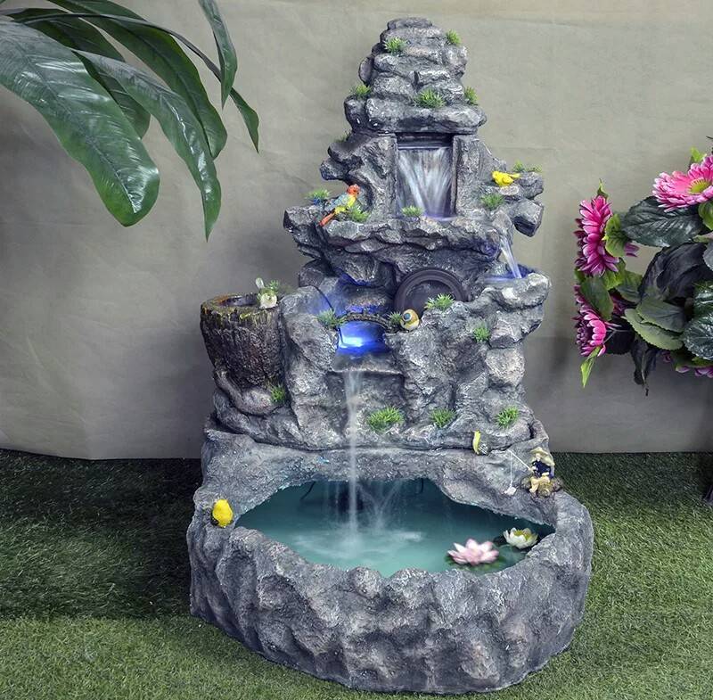 Декоративные искусственные фонтаны и водопады для дома своими руками