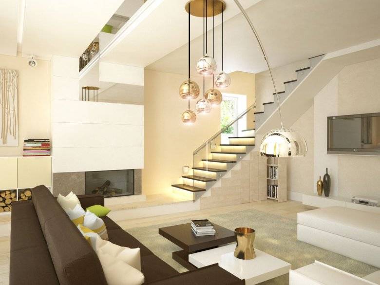 Дизайн интерьера таунхауса в современном стиле: 155+ (фото) проектов для гостиной, кухни, двора