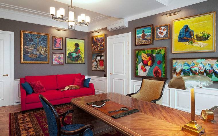 Картины в интерьере дома: принципы выбора живописных декораций