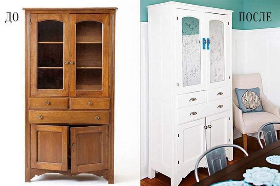 Переделка старого шкафа своими руками фото до и после