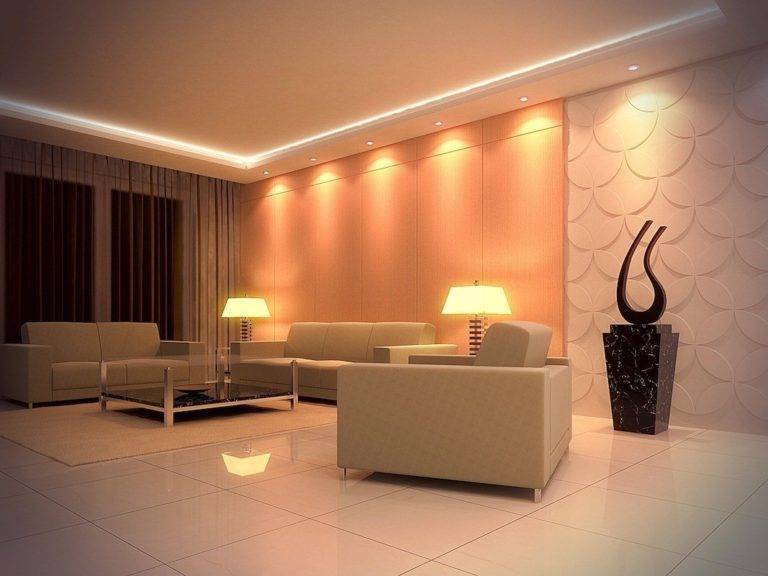 Освещение в гостиной — 170 фото и видео правильного оформления и настройка освещения в гостиной
