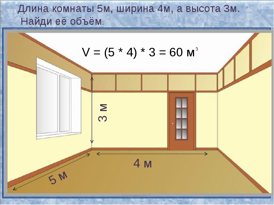  рассчитать квадратуру комнаты разной формы?