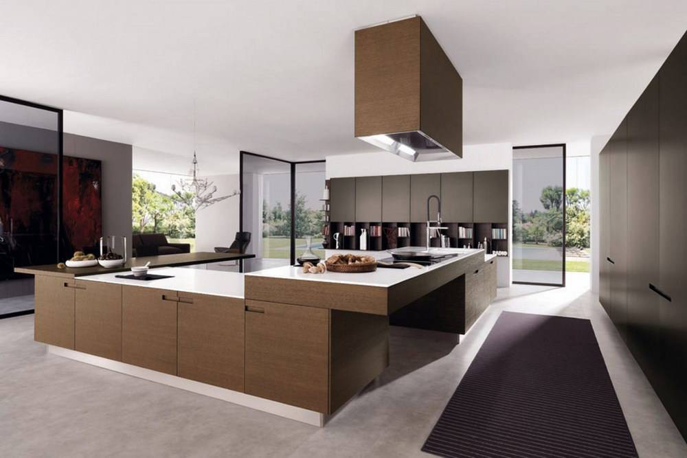 Модерн в интерьере кухни - 105 фото примеров
