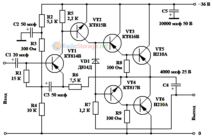 Унч на гт403 схема