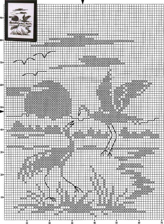 Вышивка птицы крестиком схемы: бесплатная жар-птица на ветке, наборы с цветами счастья, черно-белые скачать