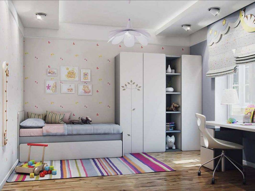 Как оформить детскую комнату для девочки 12 кв м — дизайн и фото идеи
