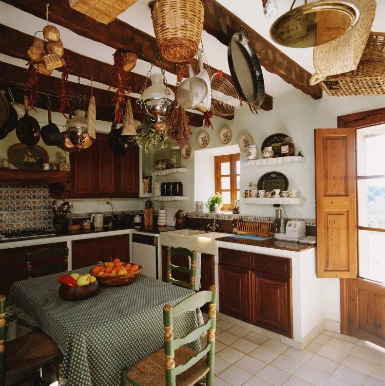 Кухня в стиле кантри: оформление деревенского интерьера по правилам