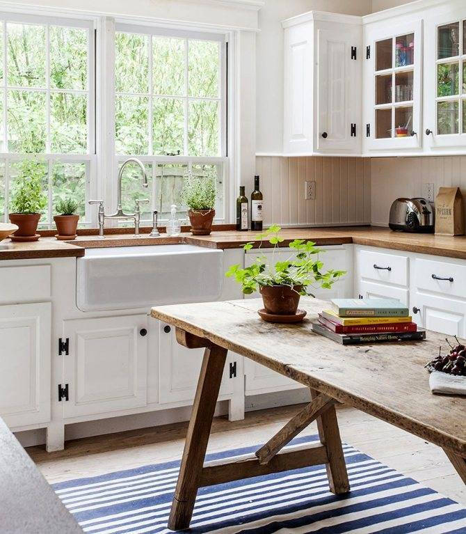 Кухня с деревянной столешницей: современный тренд в интерьере 2020 (+60 фото идей) | современные и модные кухни