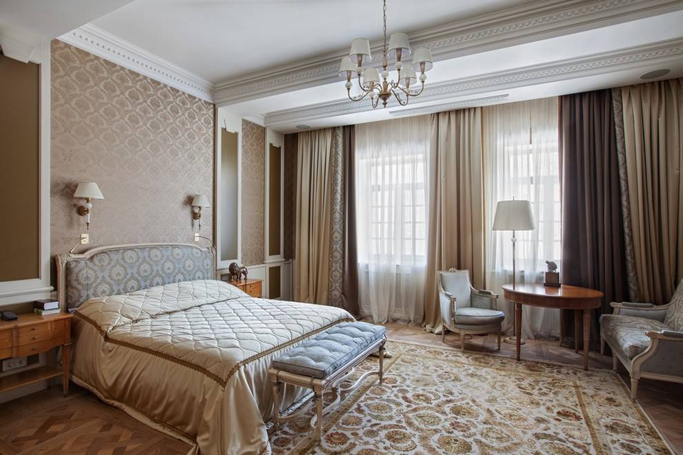 Узкая спальня: дизайн интерьера, выбор стиля +75 фото-идей