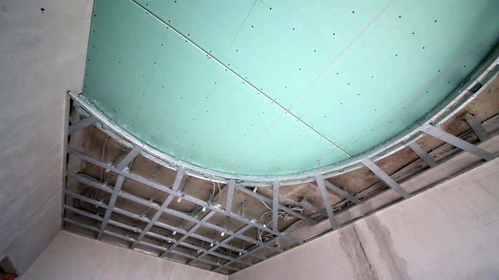 Как сделать двухуровневый потолок из гипсокартона: разметка, установка каркаса первого и второго уровня, монтаж листов
