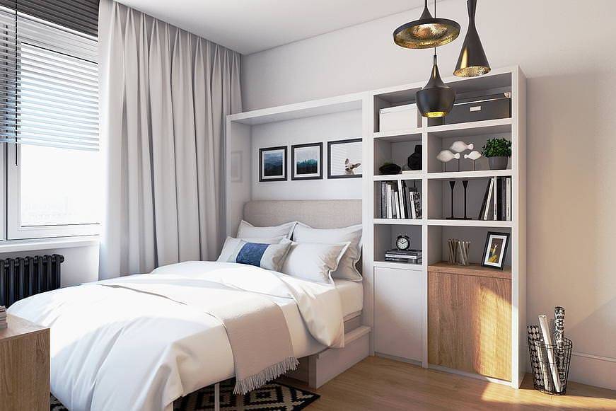Спальня 12 кв. м. - современные стили для спальни. деление на зоны. подбор цветовой гаммы и правильного освещения. комфортный минимум в мебели (фото + видео)